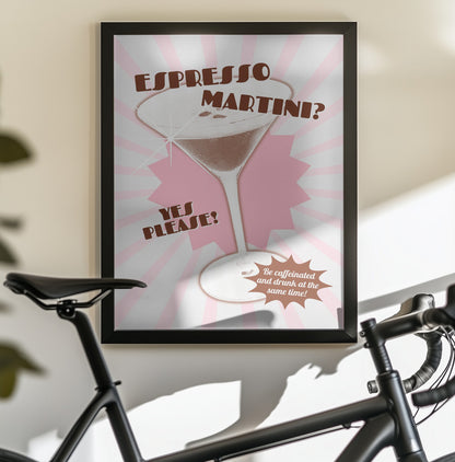 Espresso Martini - Poster / Art Print - interiör