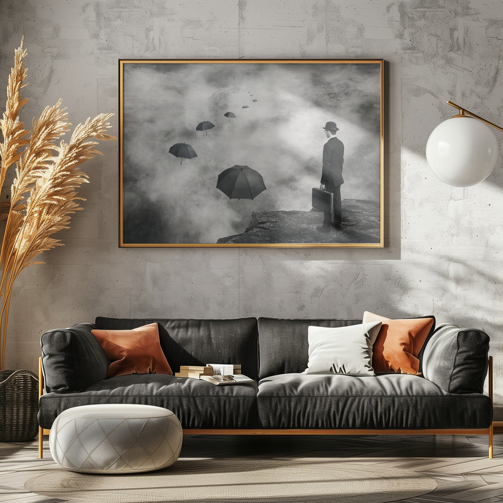 The Road Less Traveled - Poster / Art Print - interiör