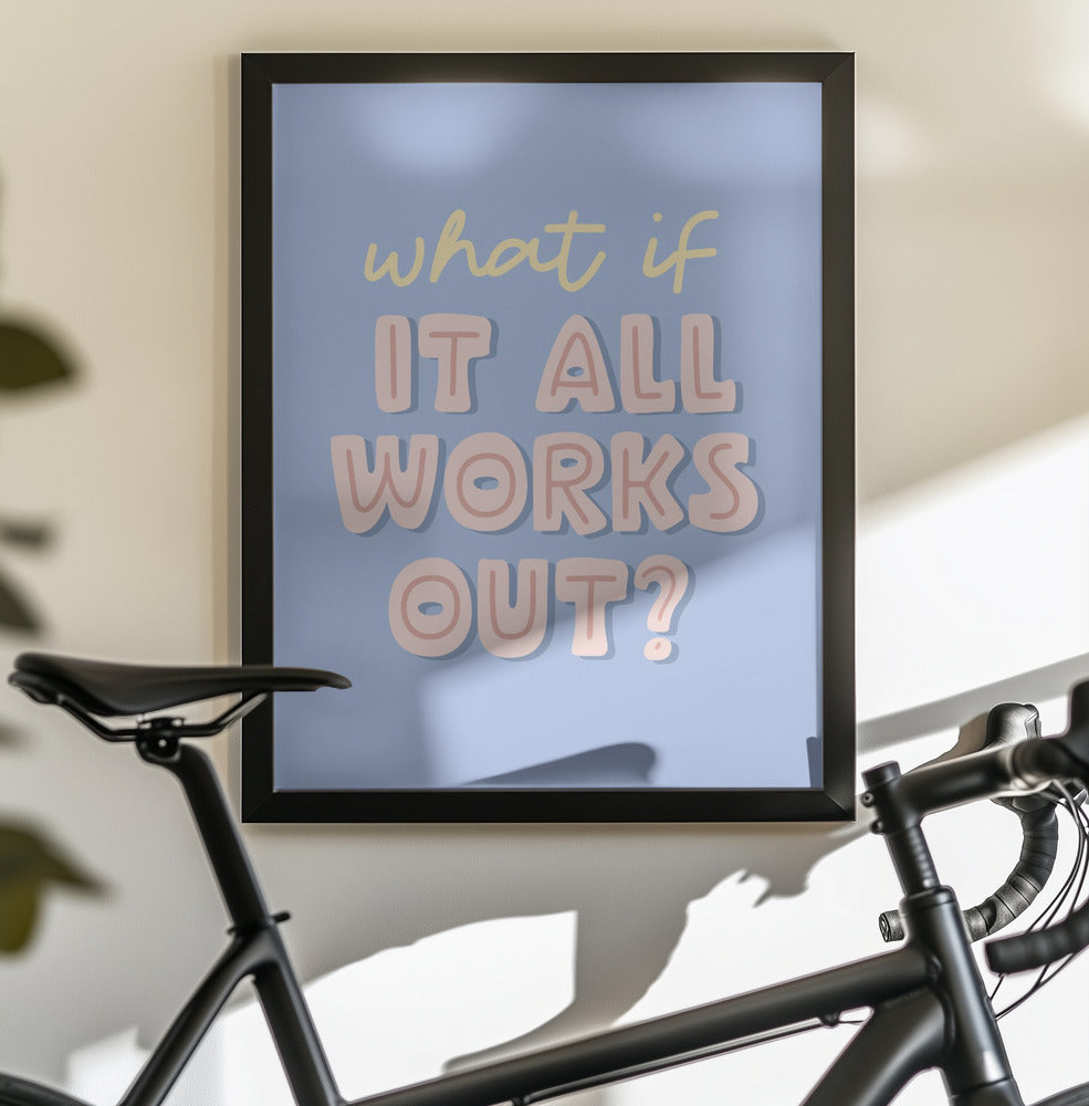 What If - Poster / Art Print - interiör