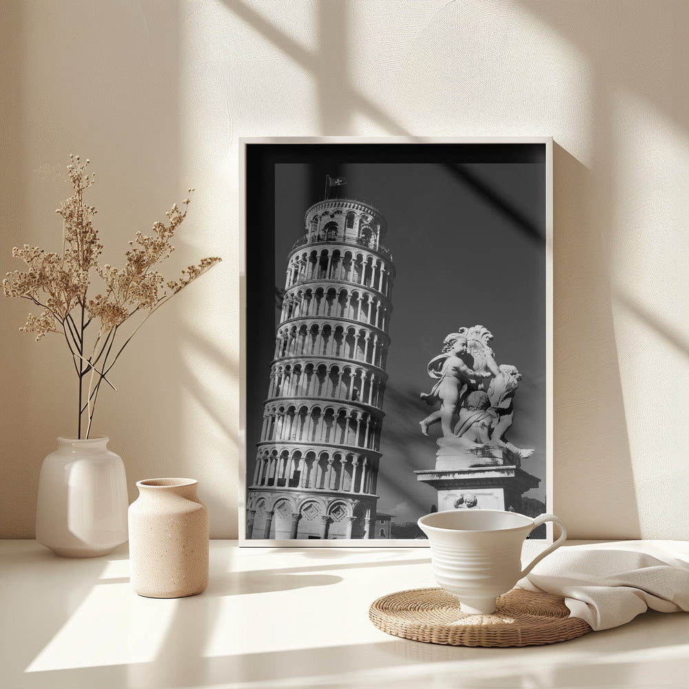 The Leaning Tower of Pisa - Poster / Art Print - interiör