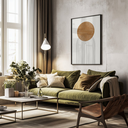 Abstract Flow No2. - Poster / Art Print - interiör
