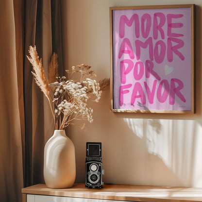 More Amor Por Favor - Poster / Art Print - interiör