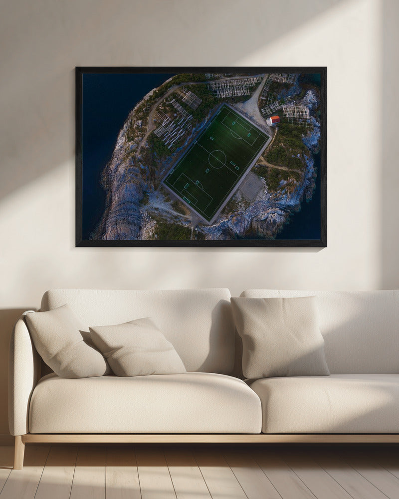 The furthest football field - Poster / Art Print - interiör