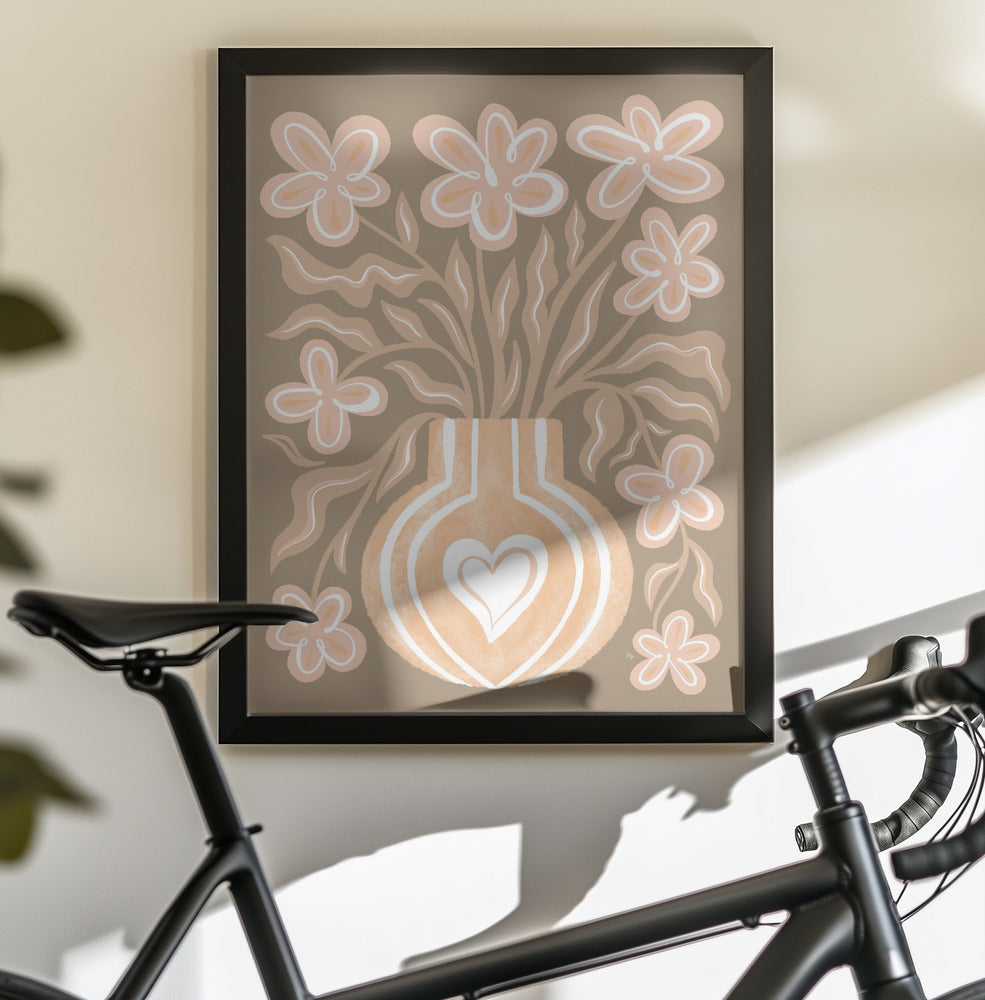 Calm Flowers - Poster / Art Print - interiör
