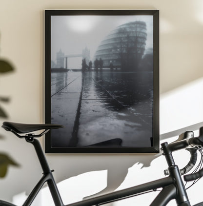 Misty hall - Poster / Art Print - interiör