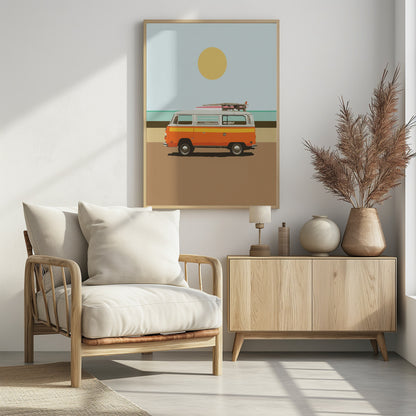 Road Trip 1 - Poster / Art Print - interiör