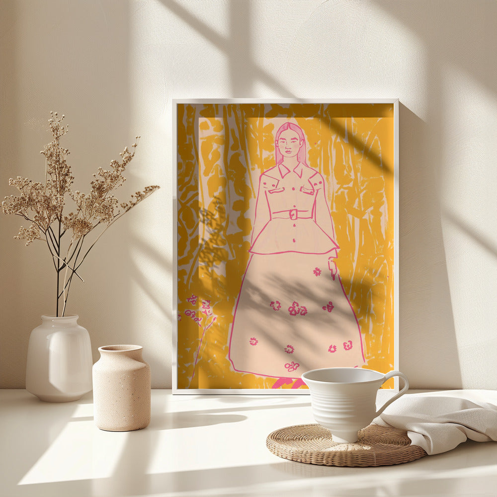 Portrait  No.138 - Poster / Art Print - interiör