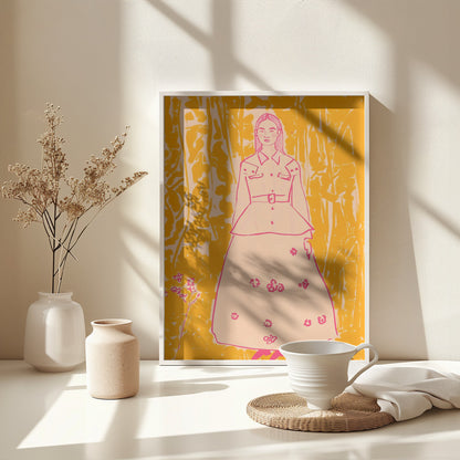 Portrait  No.138 - Poster / Art Print - interiör