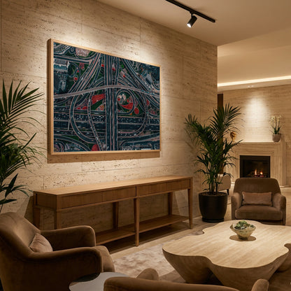 urban labyrinth - Poster / Art Print - interiör