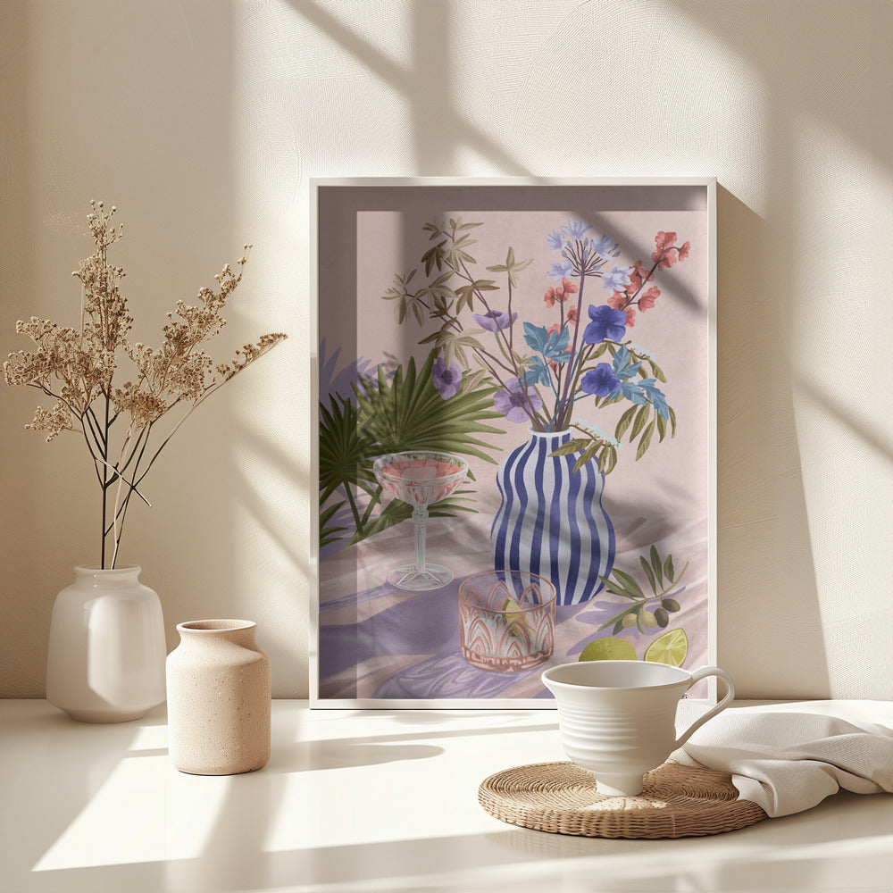 Lilac Summer - Poster / Art Print - interiör