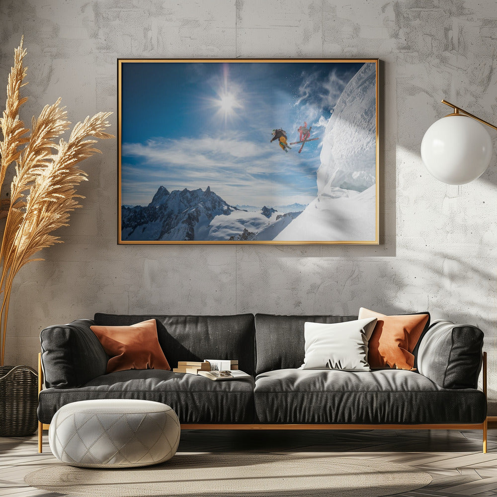 Jumping Legends - Poster / Art Print - interiör