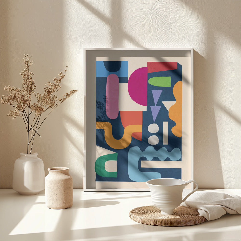 Modern Abstract Art 41 - Poster / Art Print - interiör