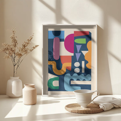 Modern Abstract Art 41 - Poster / Art Print - interiör