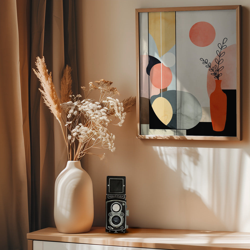 Essence In Geometry - Poster / Art Print - interiör