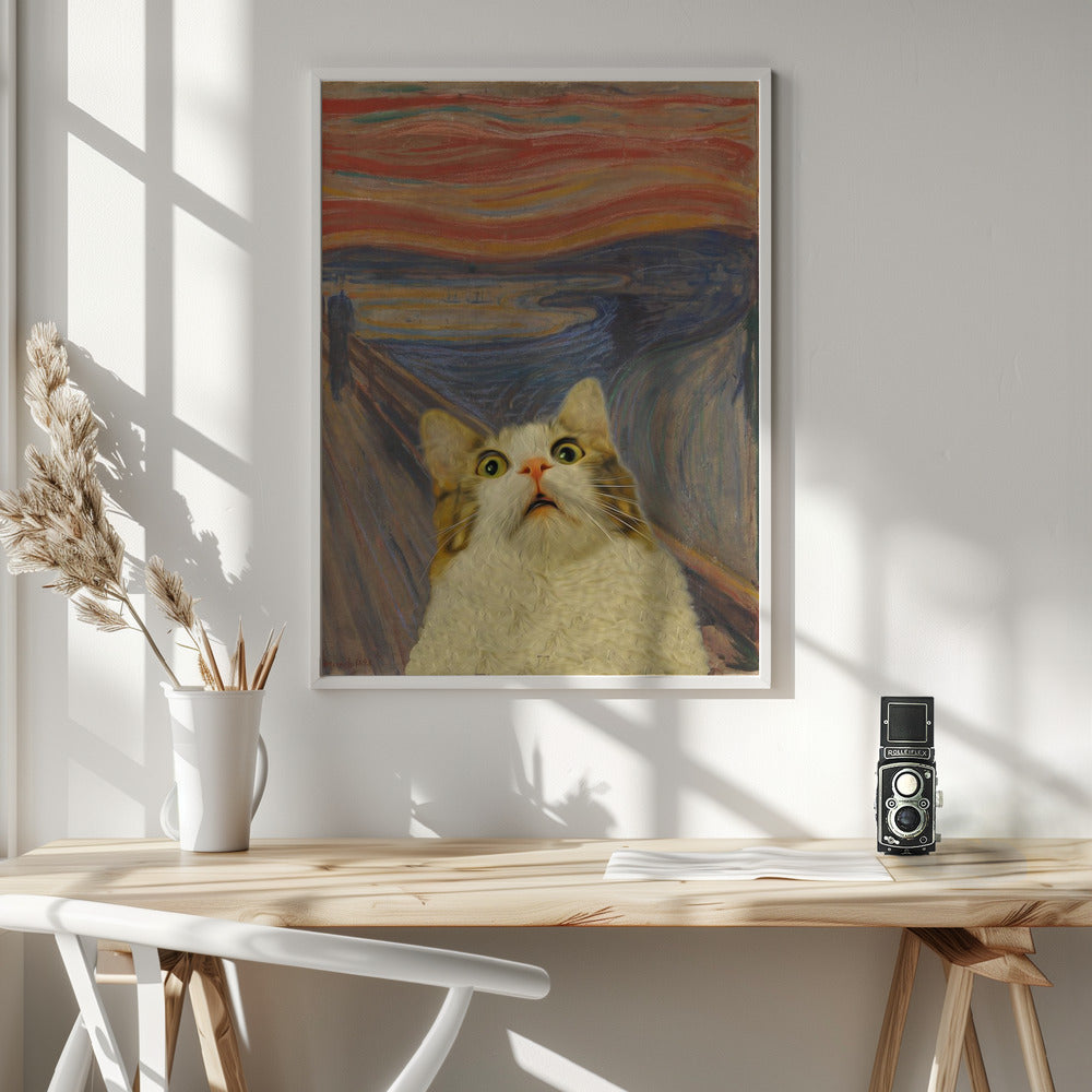 The Meow 02 - Poster / Art Print - interiör