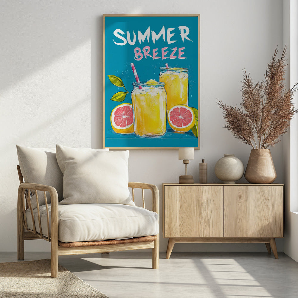 Summer Breeze - Poster / Art Print - interiör