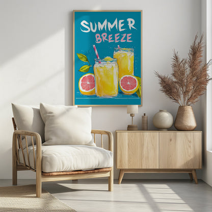 Summer Breeze - Poster / Art Print - interiör
