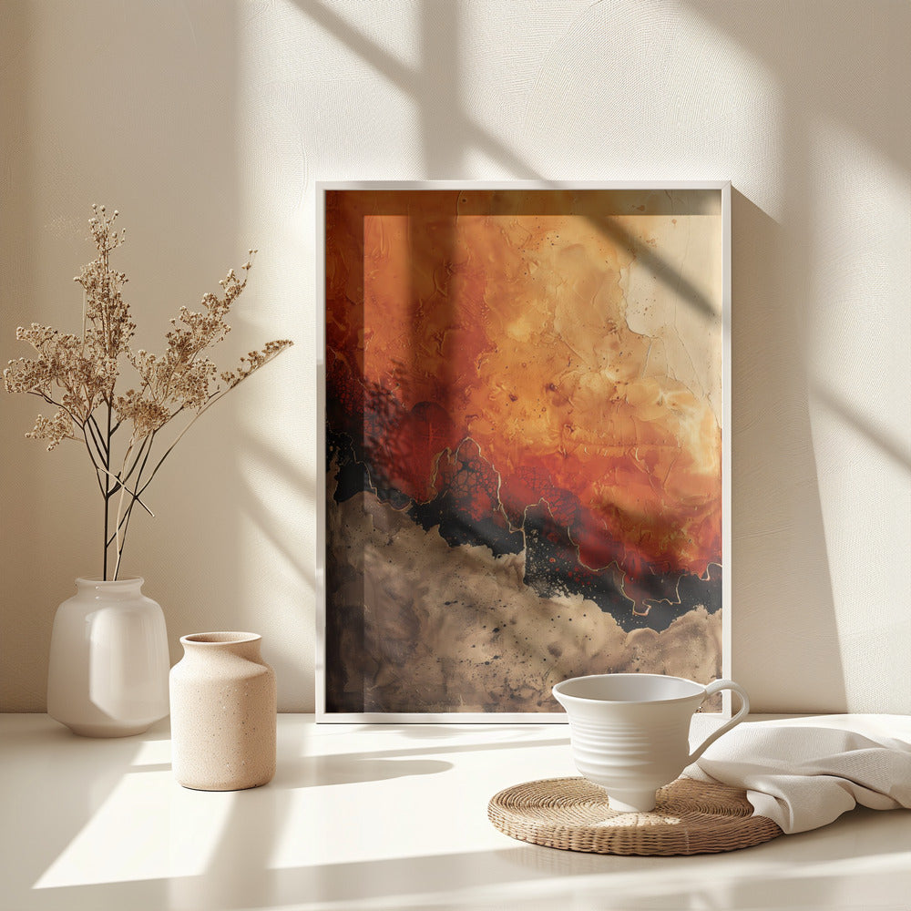 The Abstract Earth - Poster / Art Print - interiör