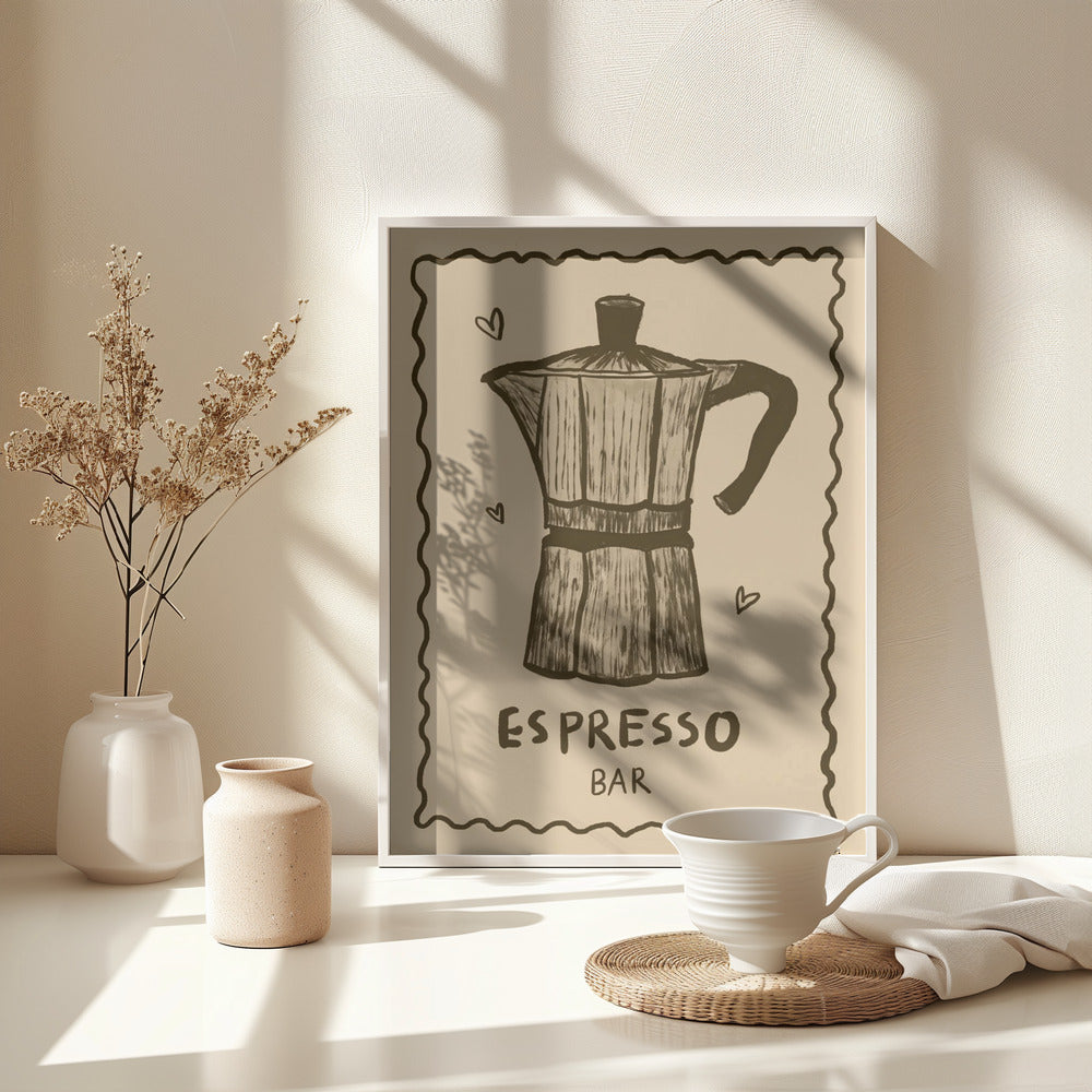 Espresso - Poster / Art Print - interiör