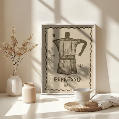 Espresso - Poster / Art Print - interiör