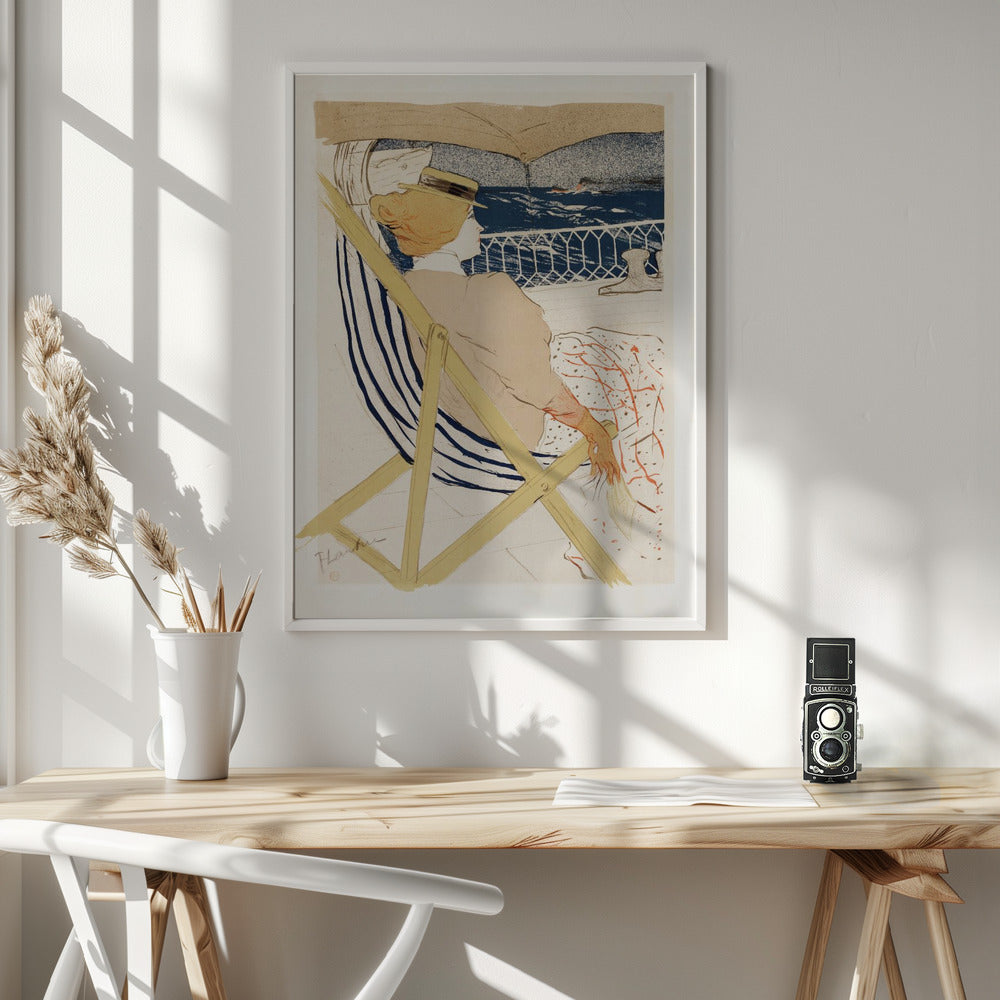 La Passagère Du 54 (1896) - Poster / Art Print - interiör
