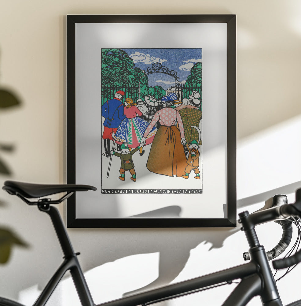 Schönbrunn On Sunday - Poster / Art Print - interiör