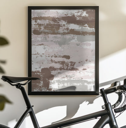 Abstract Mocha Paths - Poster / Art Print - interiör