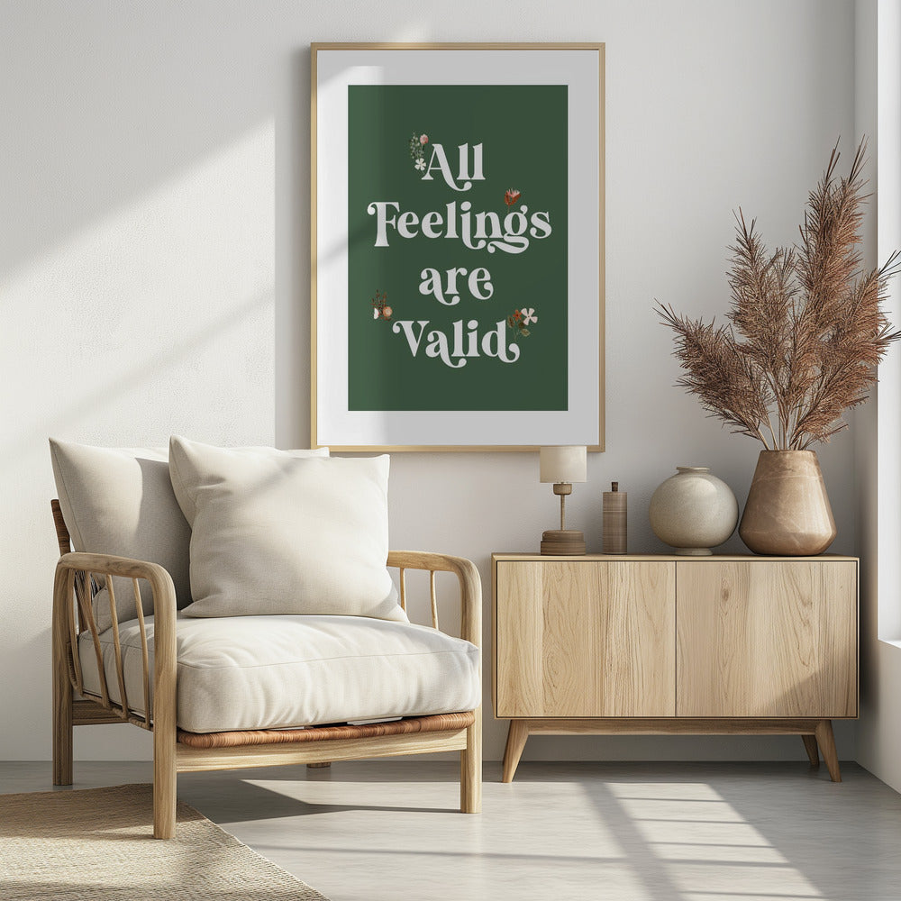 All Feelings - Poster / Art Print - interiör