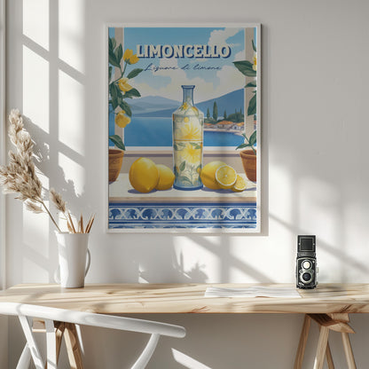 Limoncello Limone - Poster / Art Print - interiör