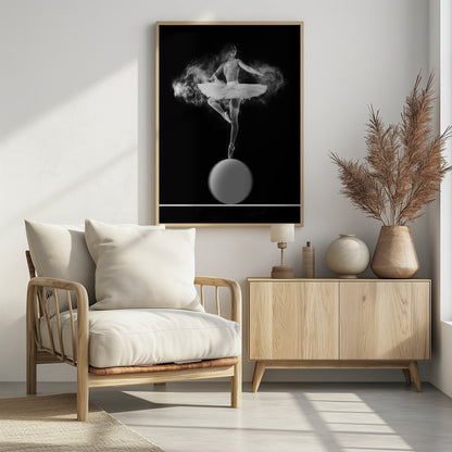 Spin with Ball - Poster / Art Print - interiör