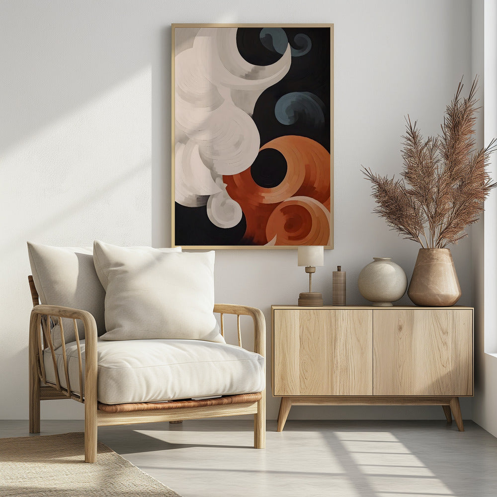 Abstract Clouds No 2 - Poster / Art Print - interiör