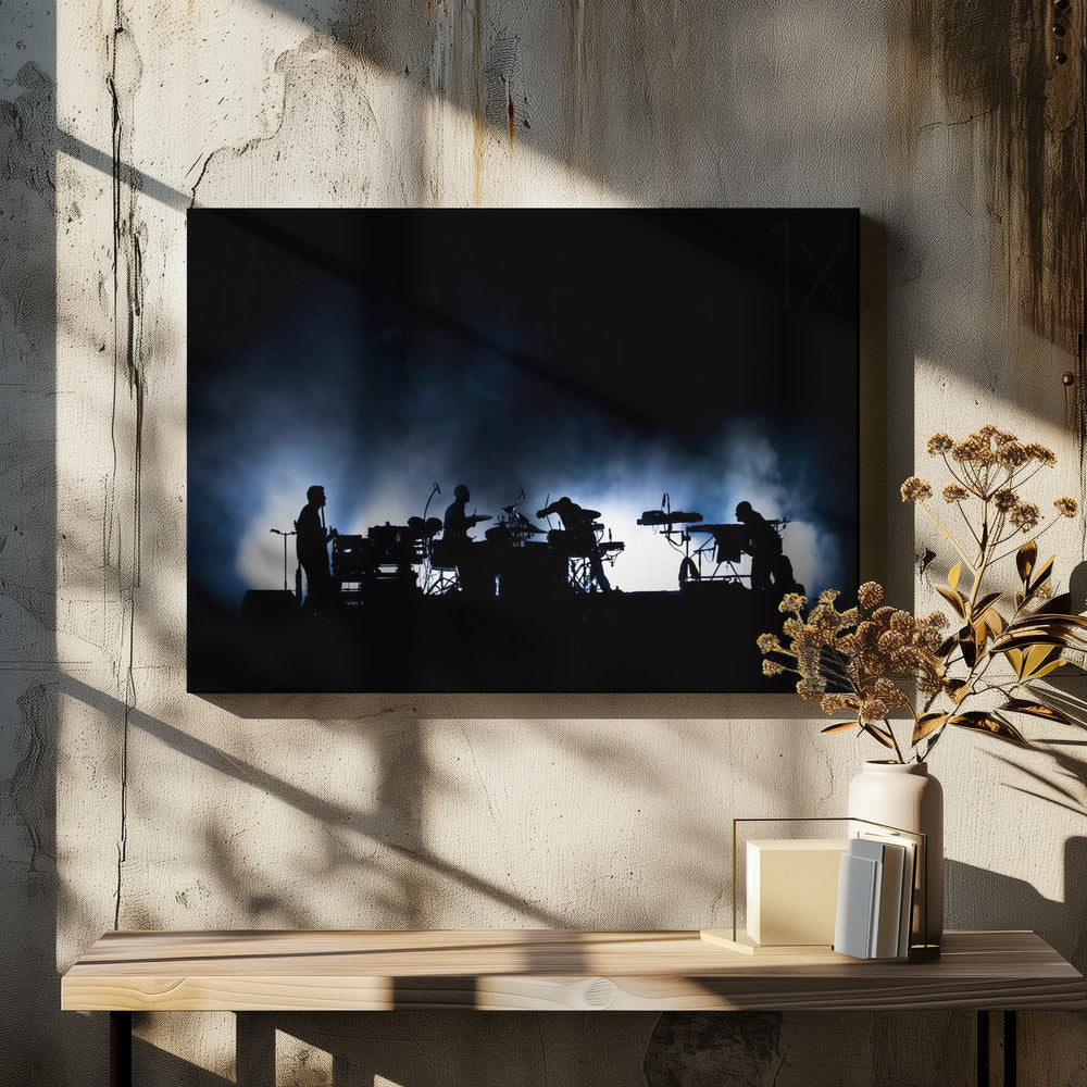 The band. - Poster / Art Print - interiör