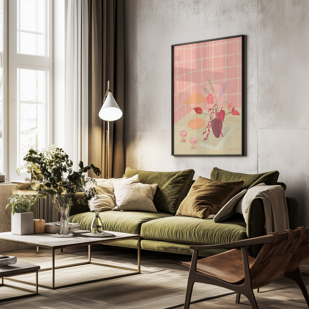 Bubbly - Poster / Art Print - interiör