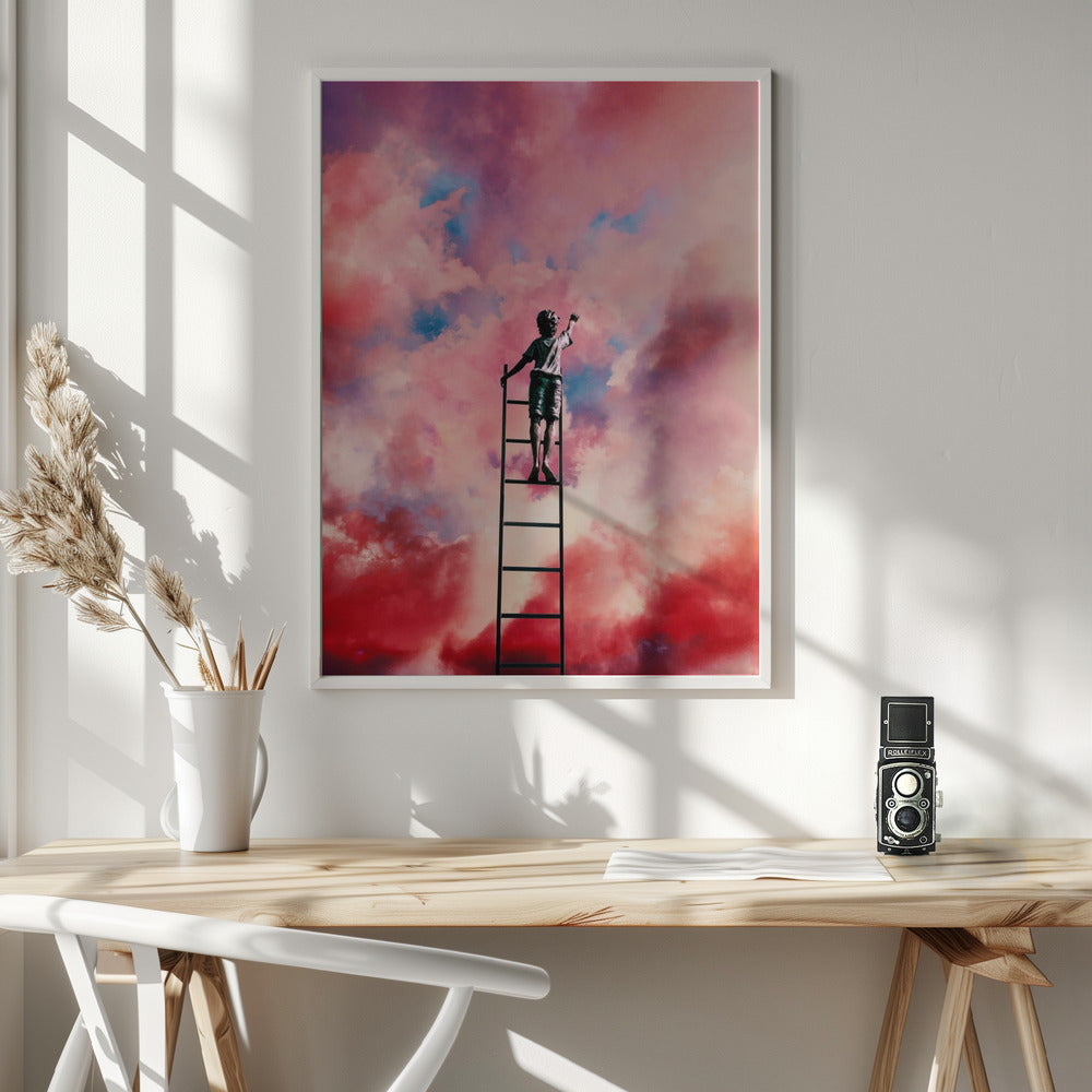 Cloud Painter - Poster / Art Print - interiör