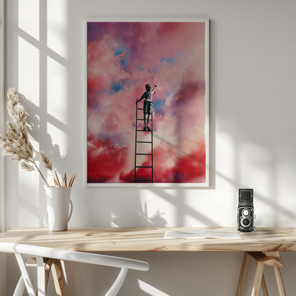 Cloud Painter - Poster / Art Print - interiör