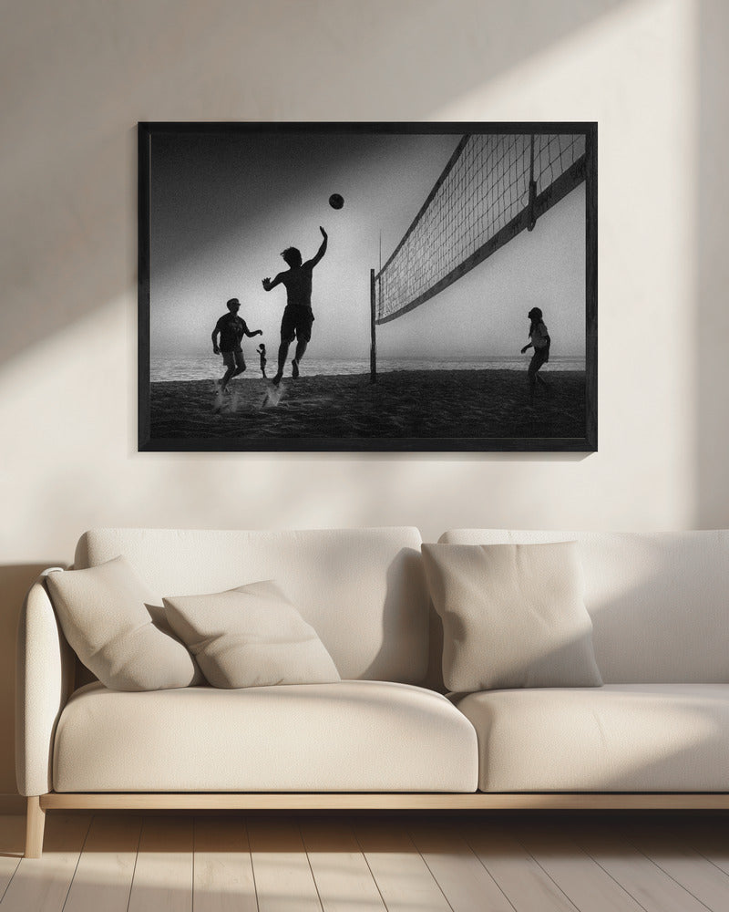 Beach volleyball - Poster / Art Print - interiör