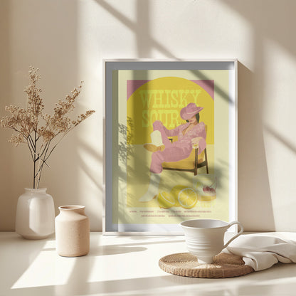 Jlr Whiskysour Pink Copy - Poster / Art Print - interiör
