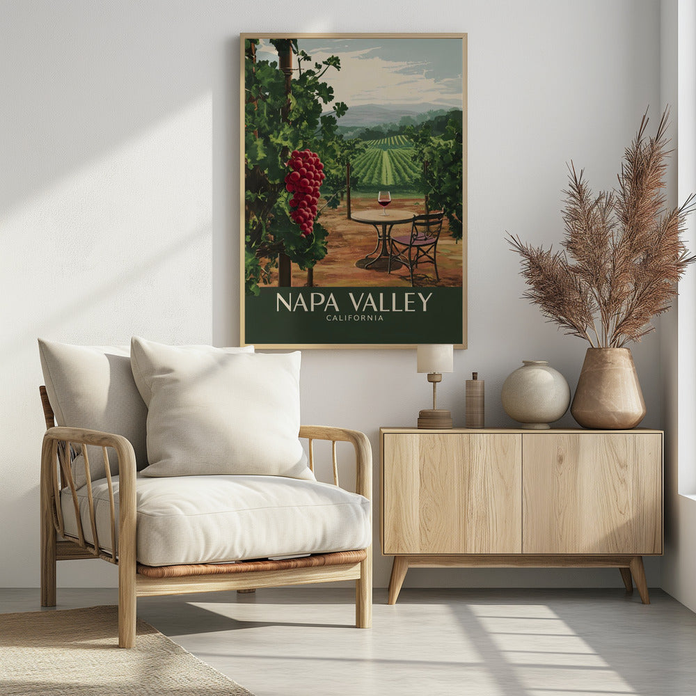 Napa Valley - California - Poster / Art Print - interiör