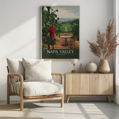 Napa Valley - California - Poster / Art Print - interiör