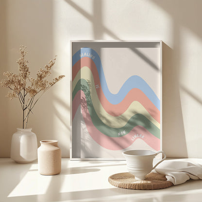Healingisnonlinear - Poster / Art Print - interiör