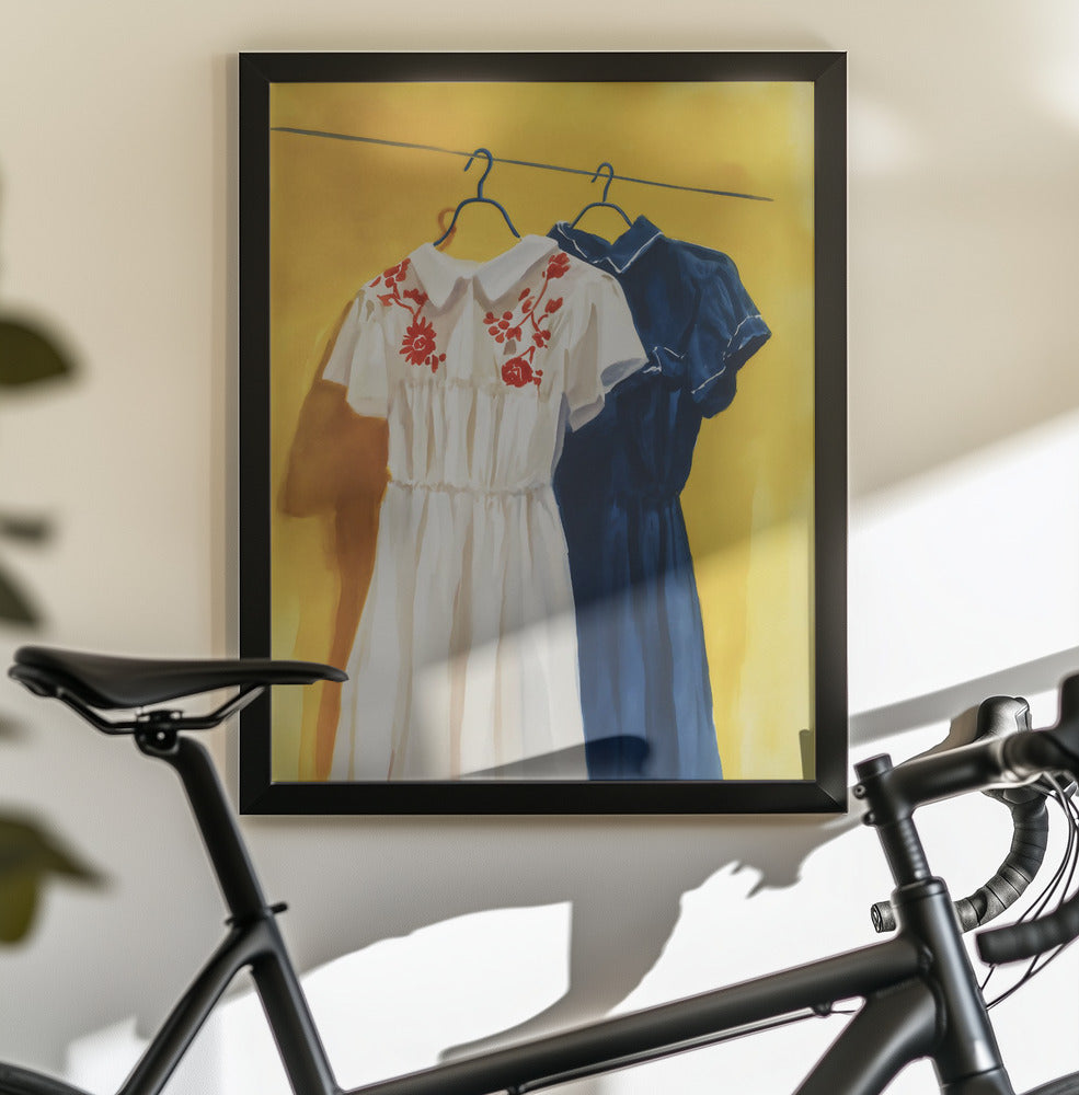 Two Dresses - Poster / Art Print - interiör