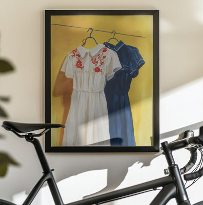 Two Dresses - Poster / Art Print - interiör