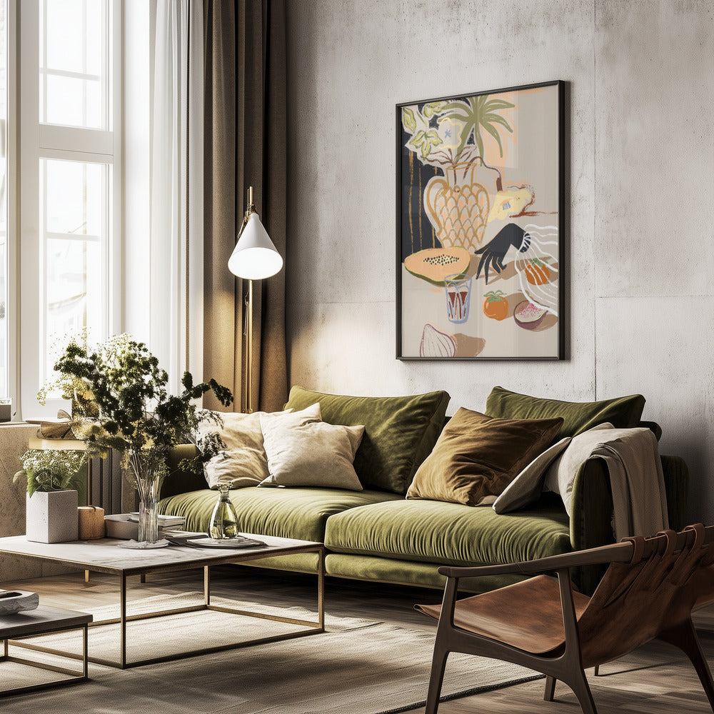 Fruitful Spread - Poster / Art Print - interiör