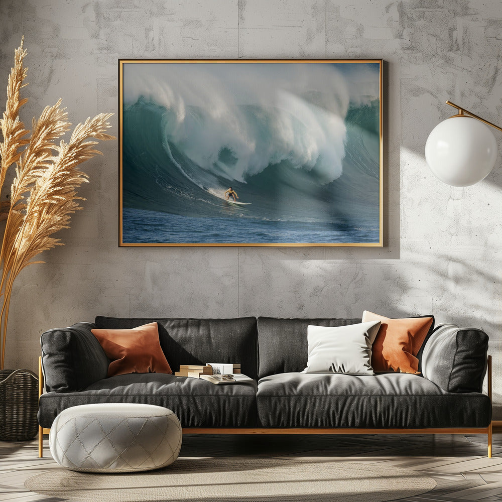 Wave - Poster / Art Print - interiör
