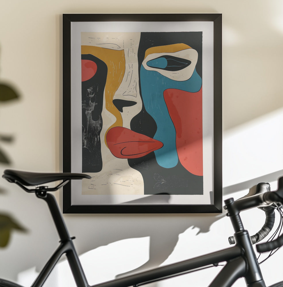 The Face - Poster / Art Print - interiör