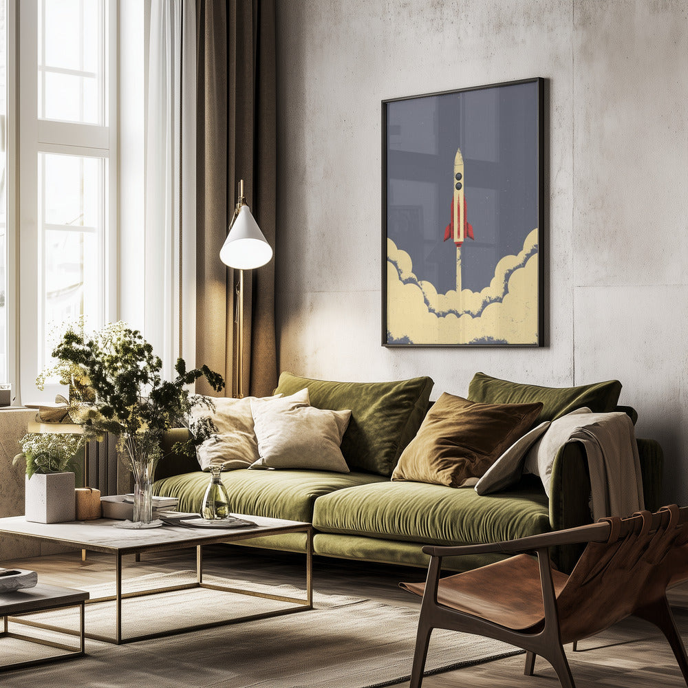 Rocket - Poster / Art Print - interiör
