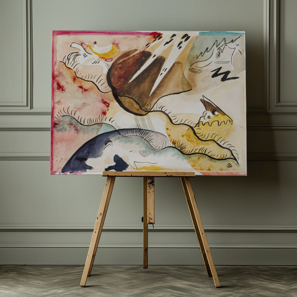Rain Landscape (1911) - Poster / Art Print - interiör