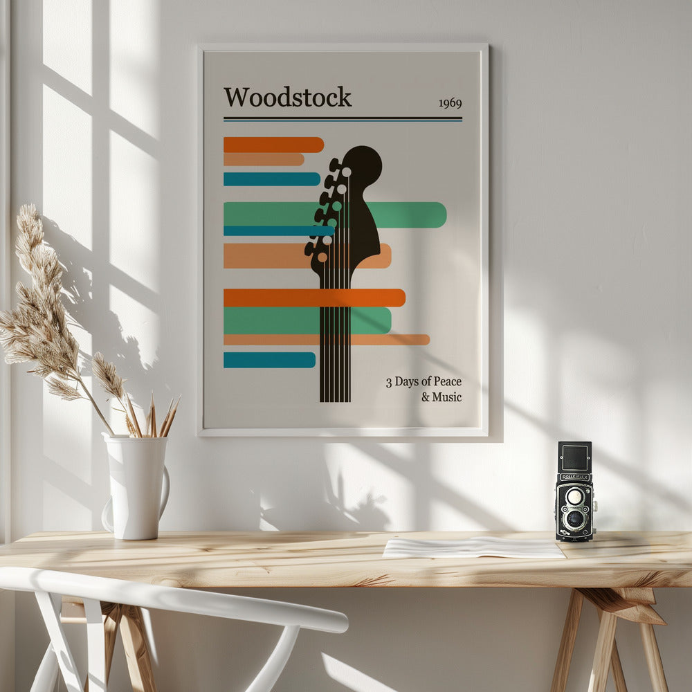 Woodstock Festival - Poster / Art Print - interiör