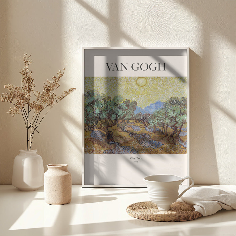 Olive Trees (1889) - Poster / Art Print - interiör
