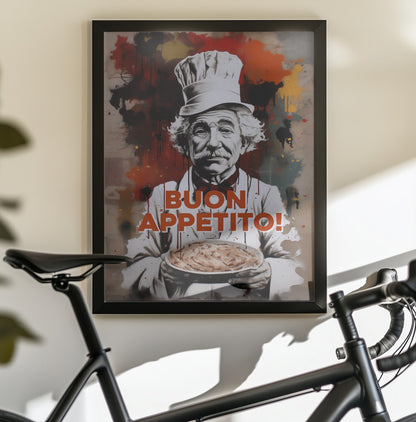 The Pasta Chef - Poster / Art Print - interiör